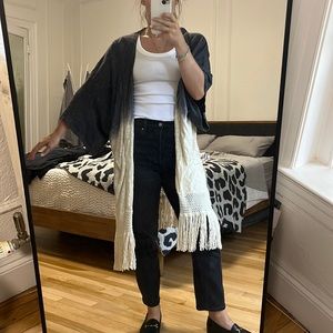 Zara summer short sleeve duster